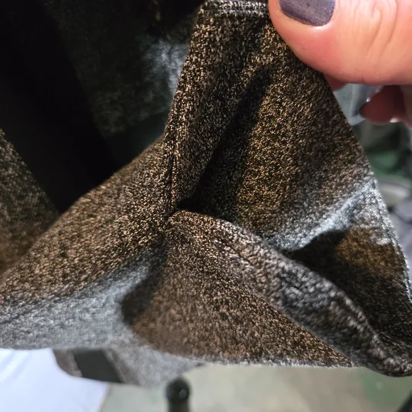 Coldwater Creek Black and Gray Patchwork Retro Boho Blazer - Picture 12 of 13